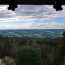 View from 877 meters high Grosser Waldstein